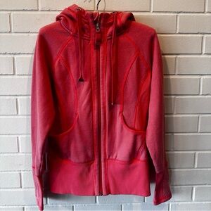 Athleta neon pink sweatshirt